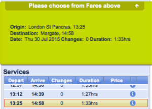 No red writing and now you simply choose your ticket and it tells you where to travel from. 